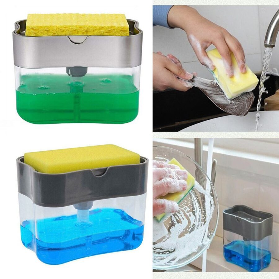Sponge Rack Soap Dispenser aksesor ene pastrim detergjent bli online shopstop al