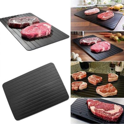 aluminium quick fast thawing defrosting tray meat food shopstop al