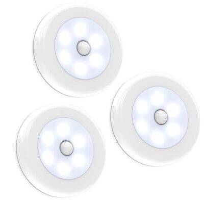 motion sensor light batery poweres wireless LED wall night shopstop al