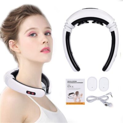 Electric Pulse Neck Massager Far Infrared Heating Relief Tool Health Care Shosptop al