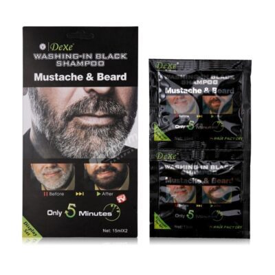 3 Set 6 Pieces Dexe Beard Hair Color Cream 15ml Black Mustache Online Shopstop al
